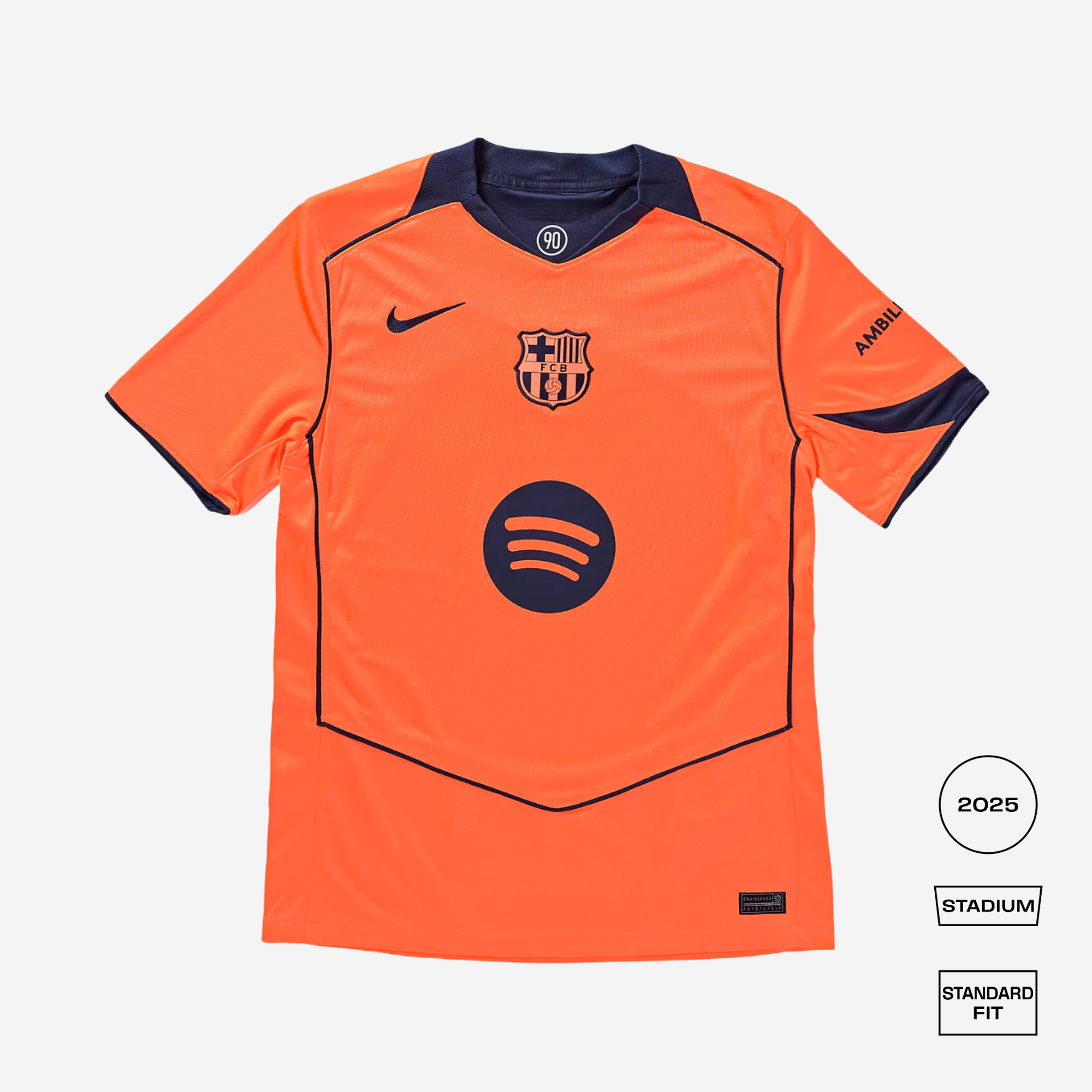 FC Barcelona 2025/26 Straight Fit Stadium Third Shirt