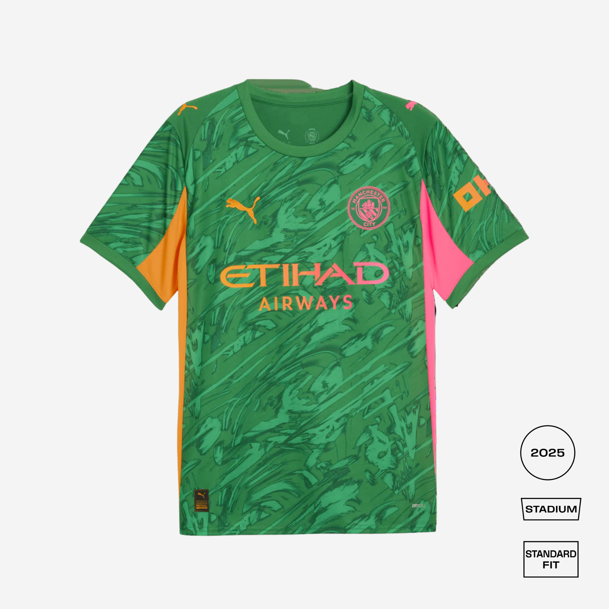 Manchester City Goalkeeper Stadium Shirt 2025/26