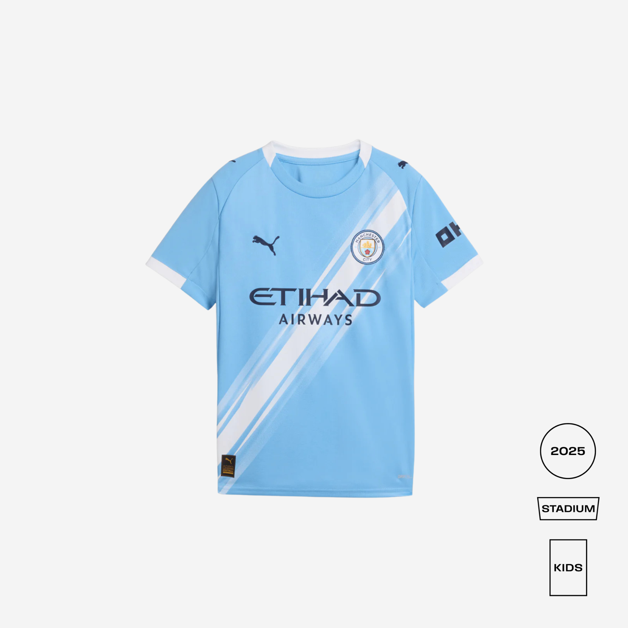 KIDS Manchester City Home 2025/26 Stadium Shirt