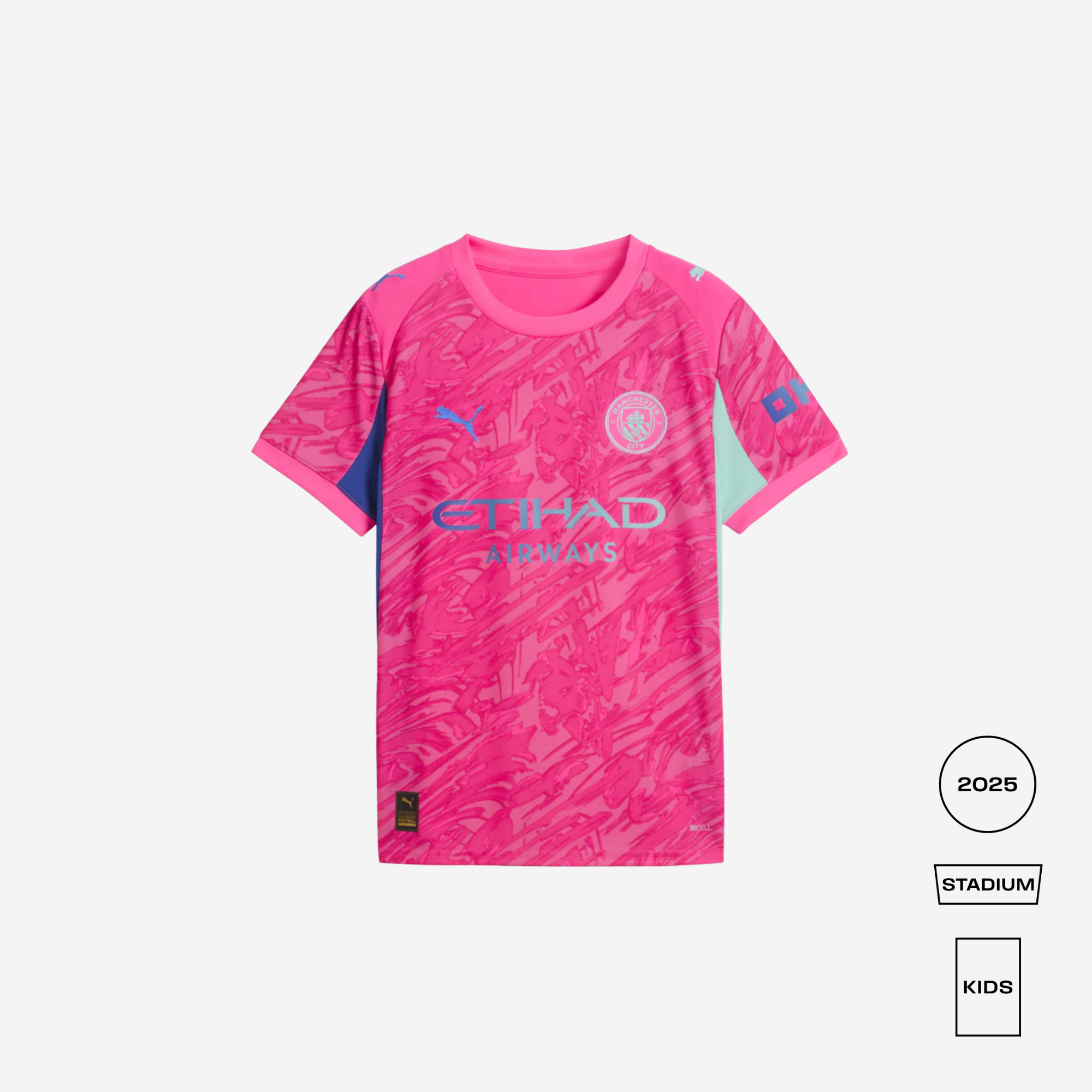 KIDS Manchester City Goalkeeper 2025/26 Shirt