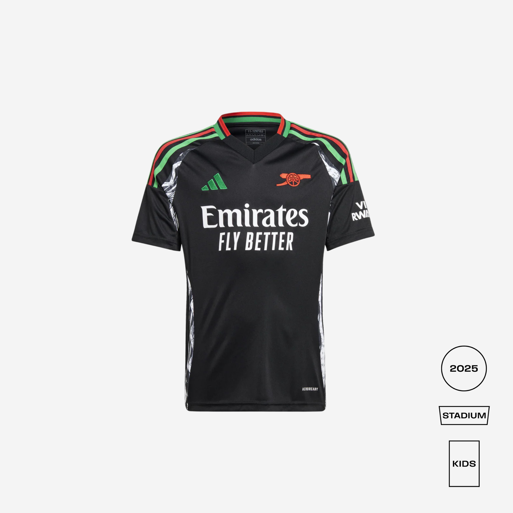 KIDS Arsenal 24/25 Adidas Away Stadium Shirt