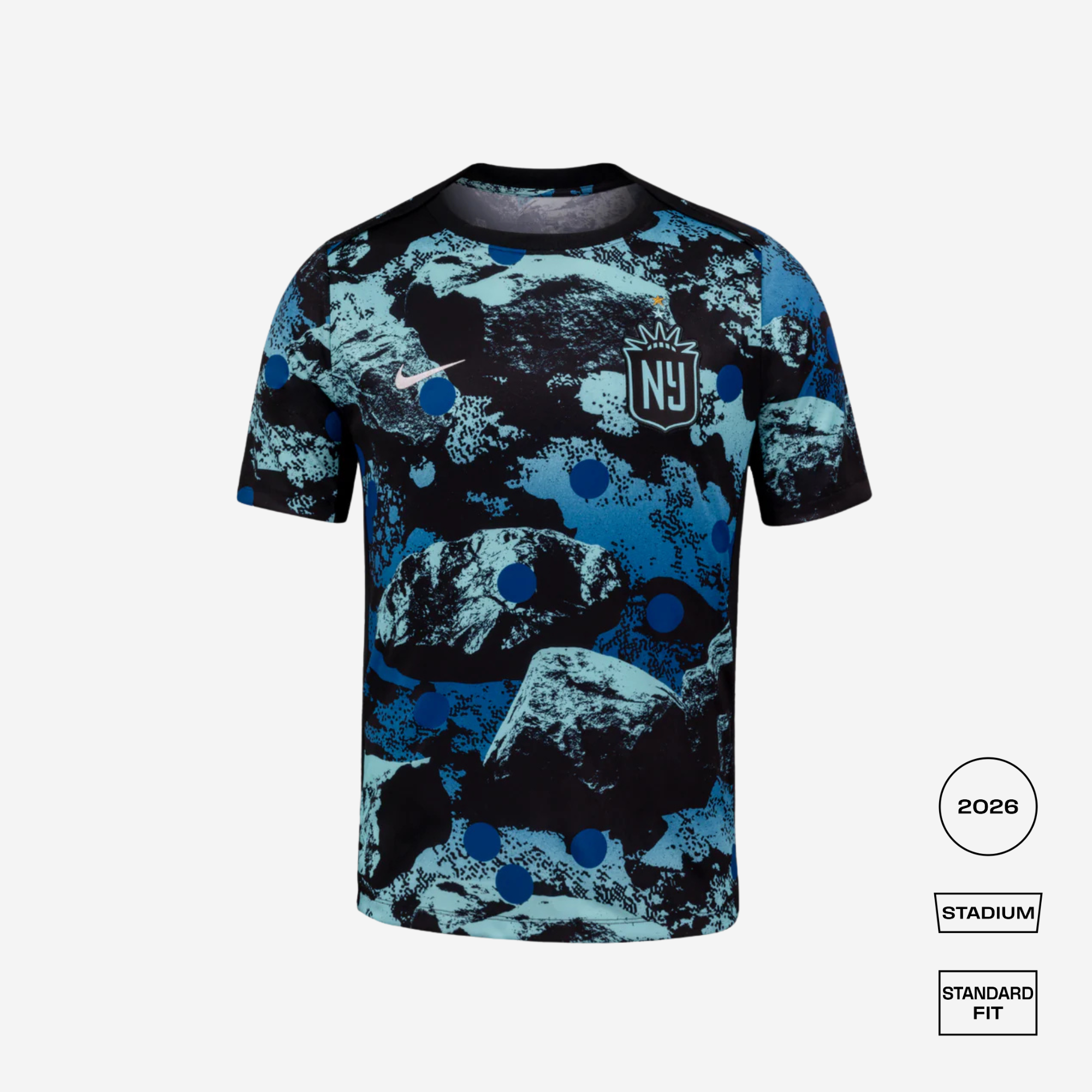 NJ/NY Gotham FC 2026 Pre-Match Straight Fit Shirt
