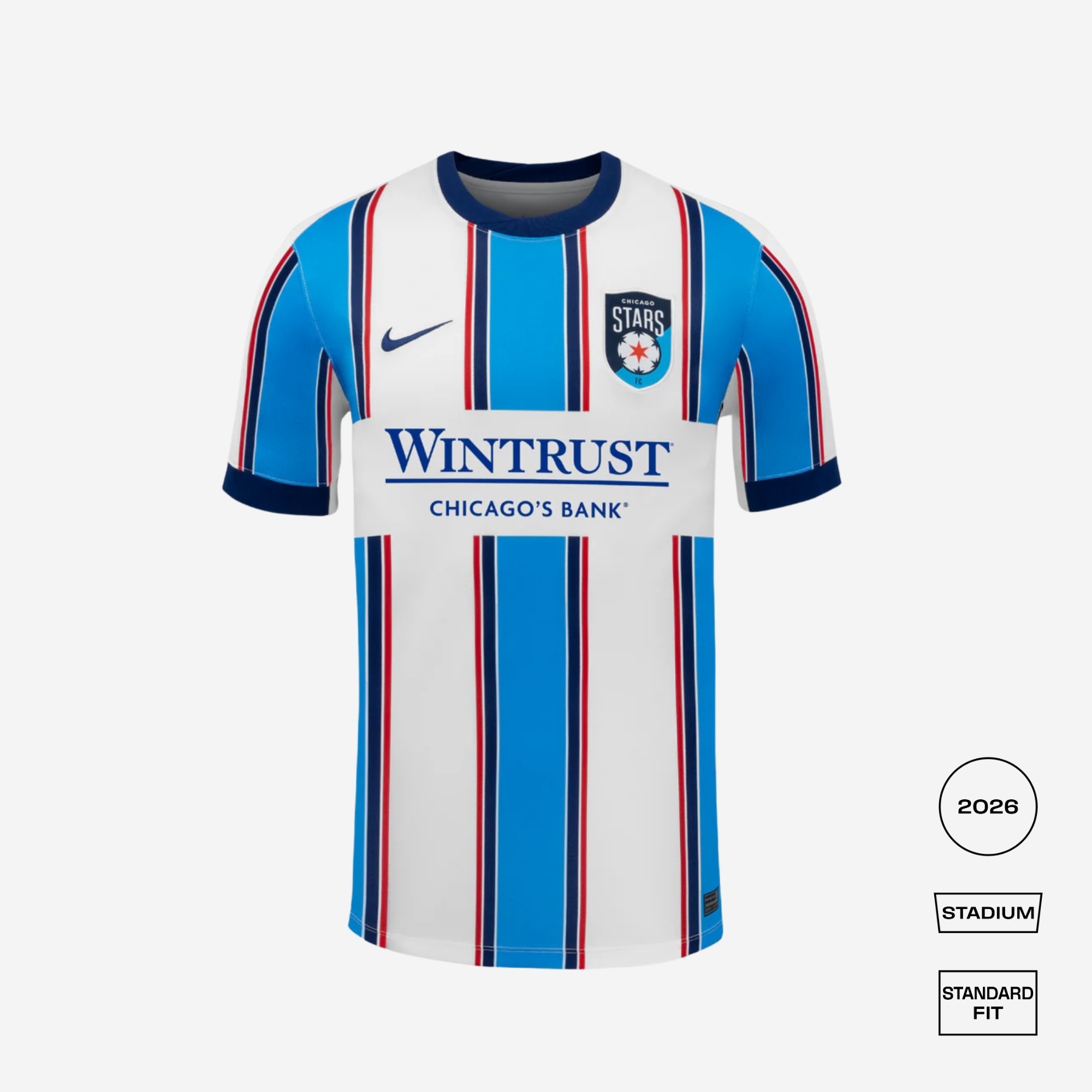 Chicago Stars 2026 Home Straight Fit Stadium Shirt