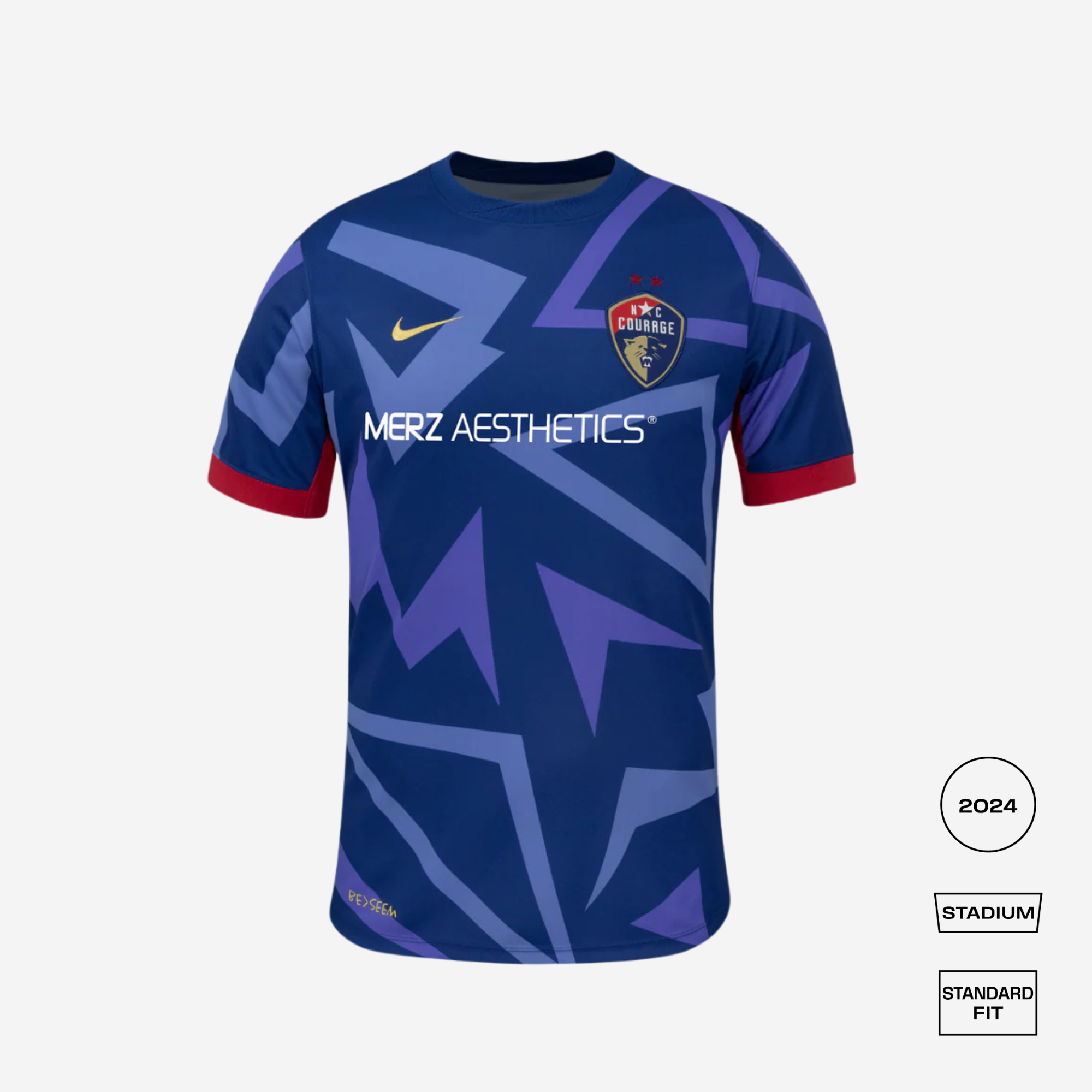 North Carolina Courage Home Straight Fit Nike Stadium Shirt