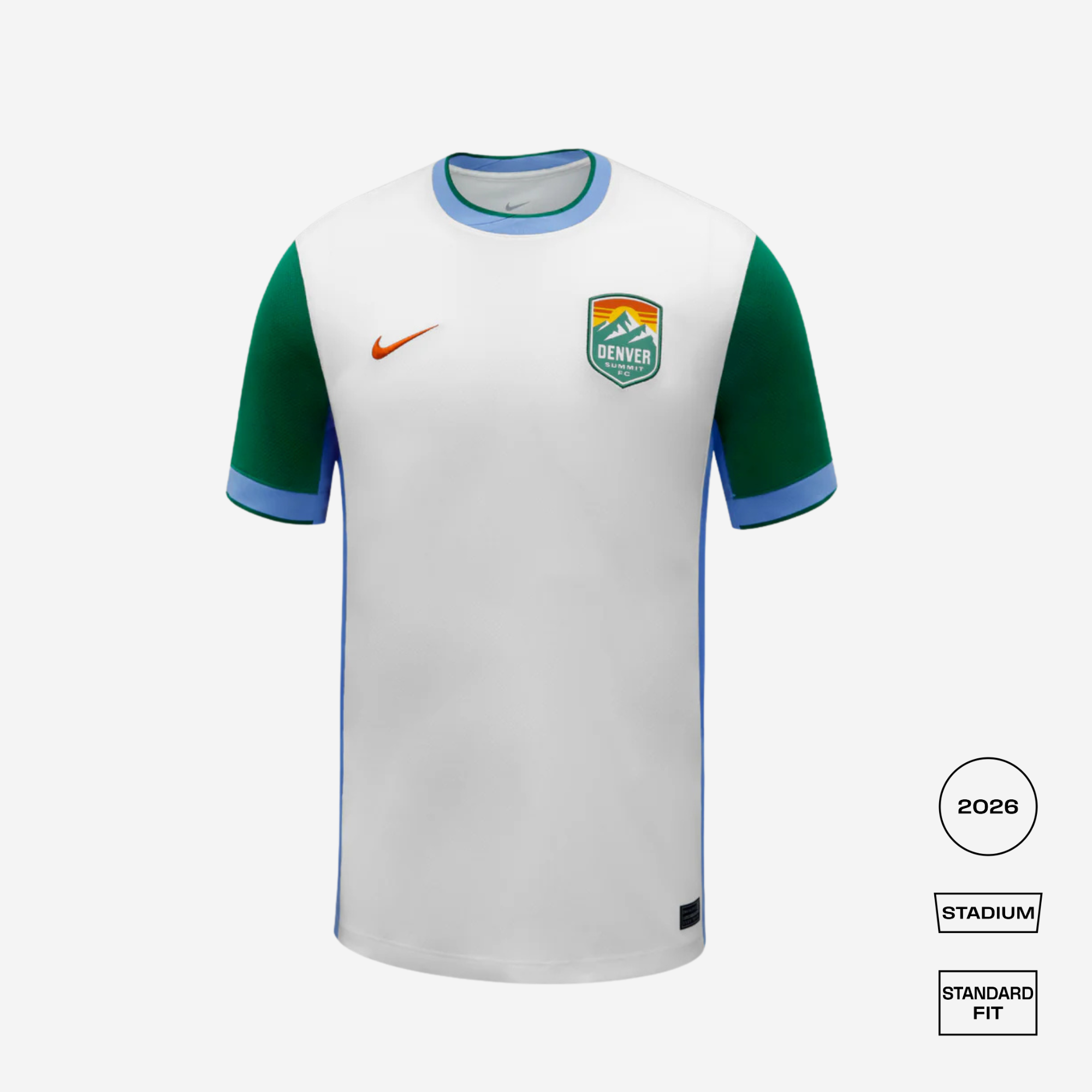 Denver Summit 2026 Away Straight Fit Stadium Shirt