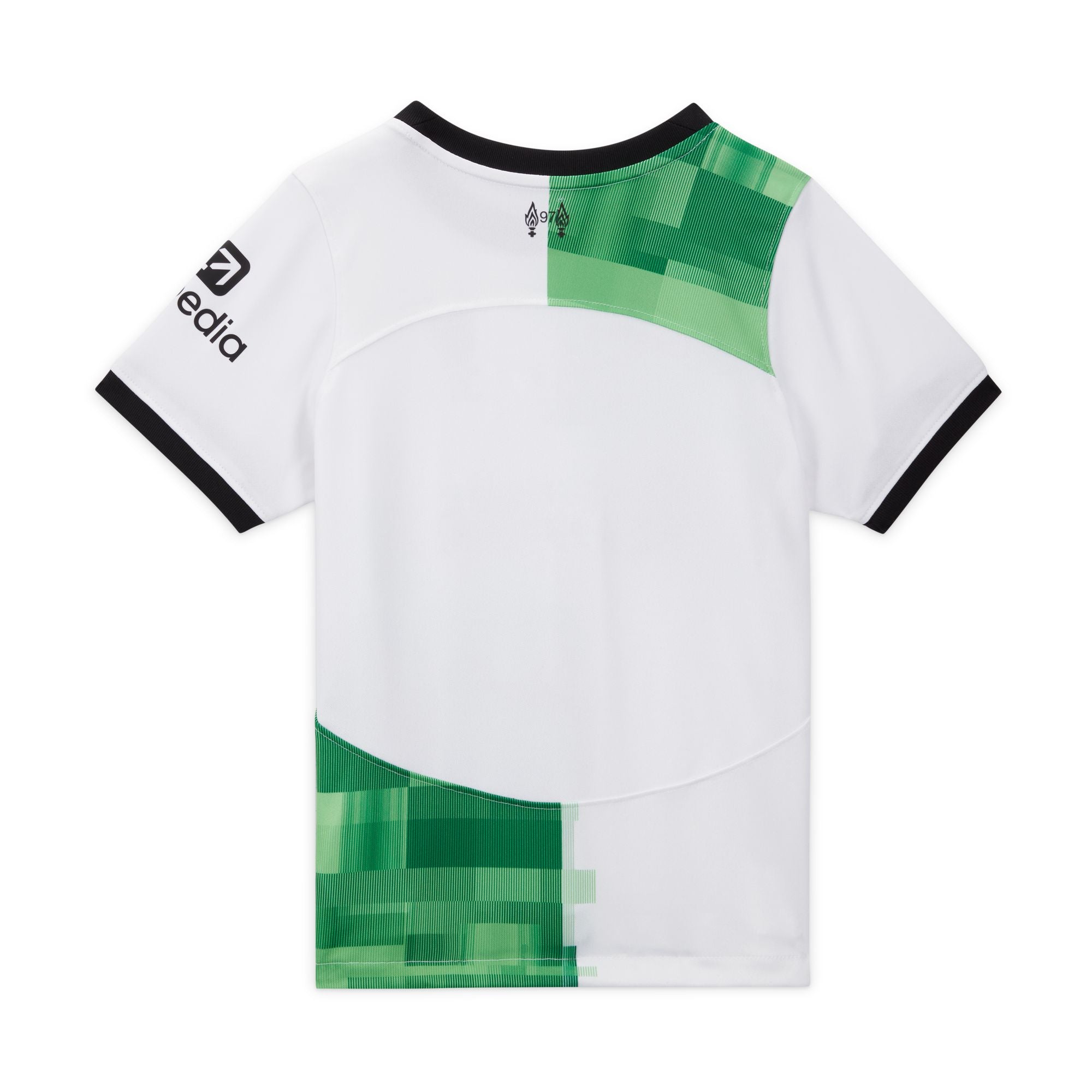 Equipación de 3 piezas Nike Dri-FIT para niños pequeños de la segunda equipación del Liverpool 23/24