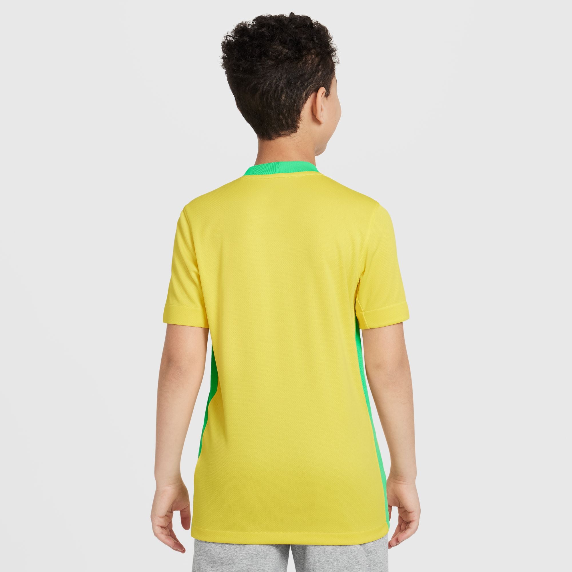 Brazil 2025 Stadium Home Big Kids' Nike Stadium Shirt