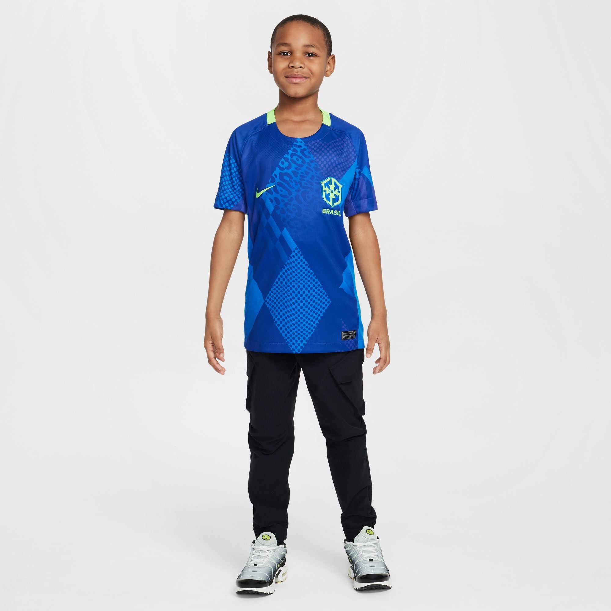 Brazil 2025 Stadium Away Big Kids' Nike Stadium Shirt