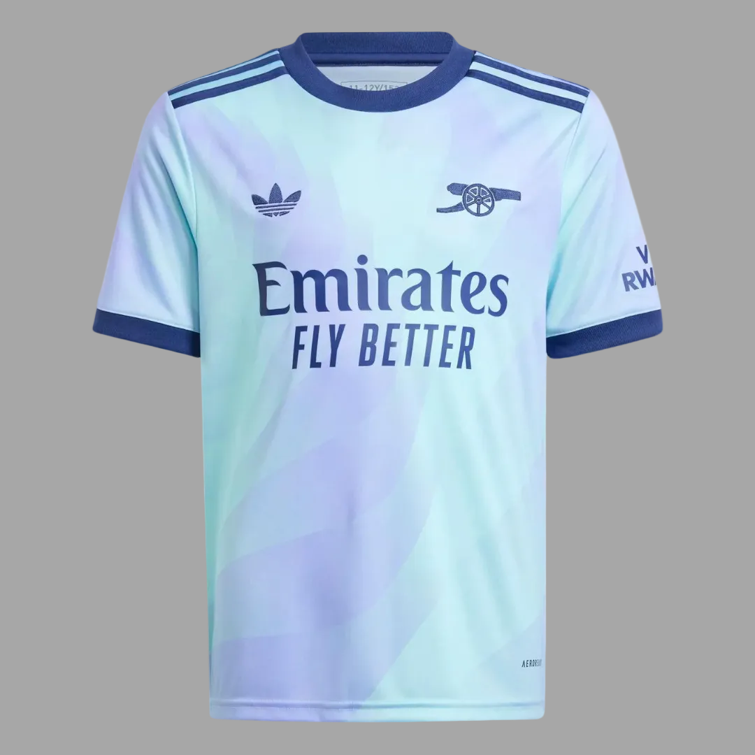 Arsenal 24/25 Adidas Stadium Third Shirt Kids
