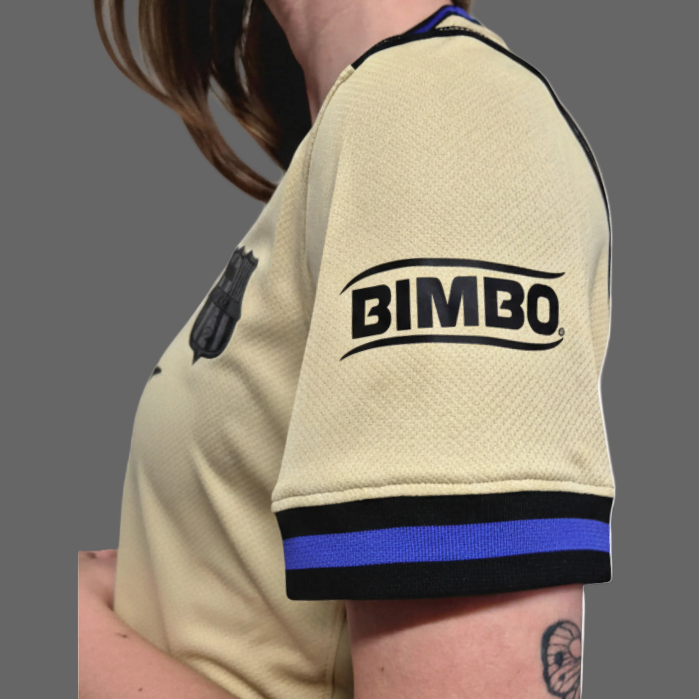 Kobe Bryant FC Barcelona 2025/26 Stadium Away Curved Fit - Womens Sleeve Sponsor