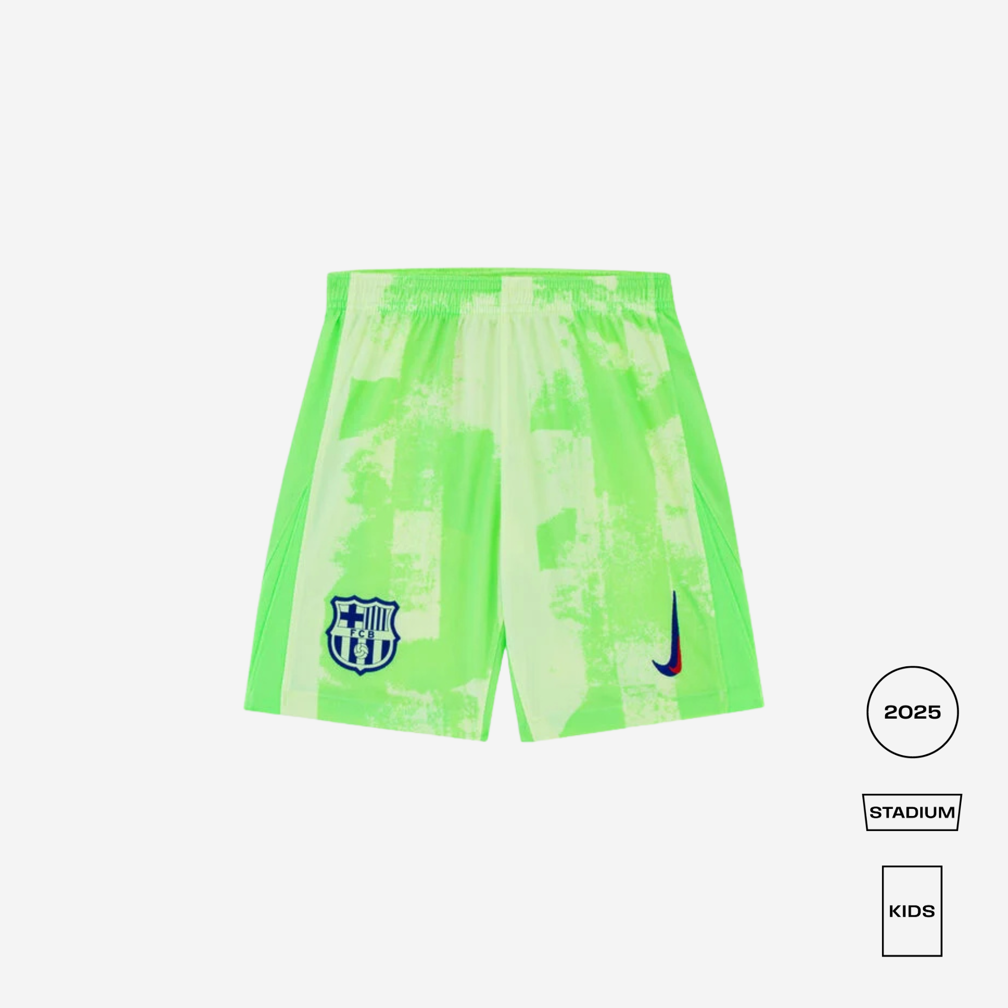 KIDS FC Barcelona 2024/25 Stadium Third Shorts