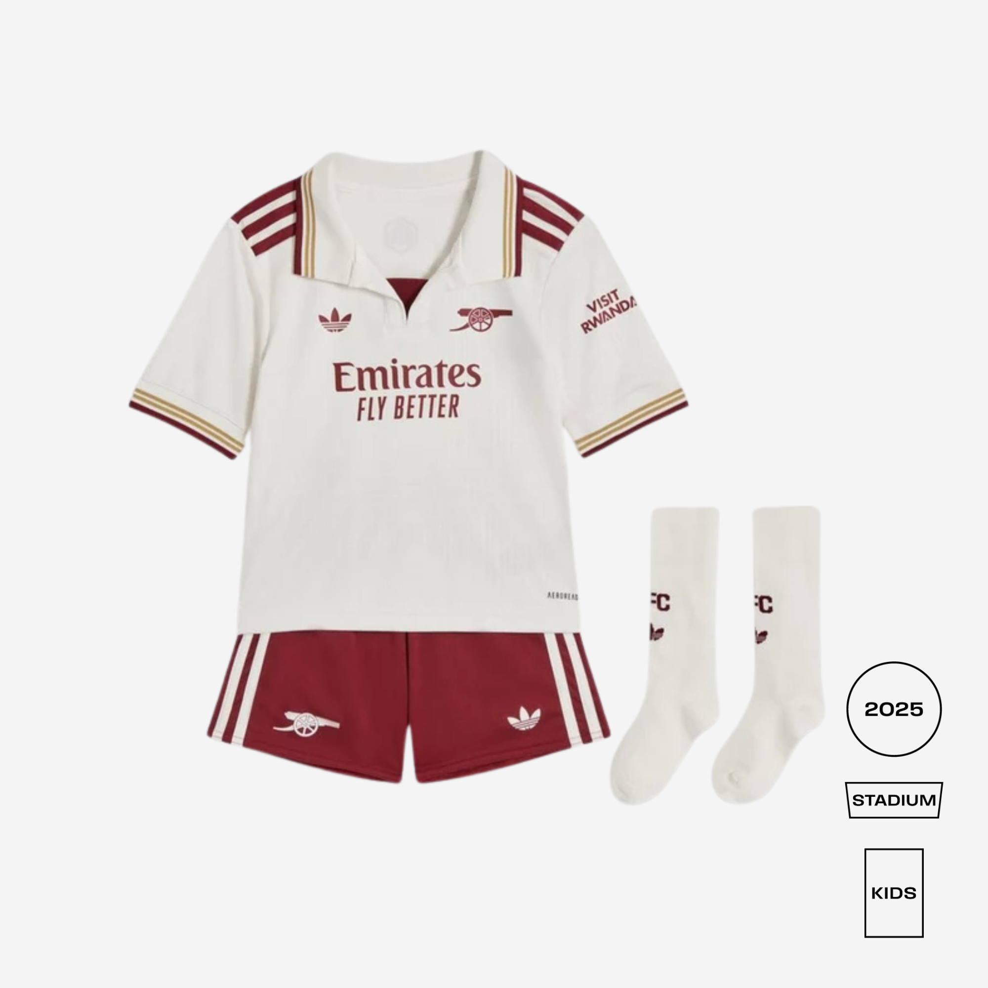 KIDS Arsenal 2025/26 Third Mini Kit