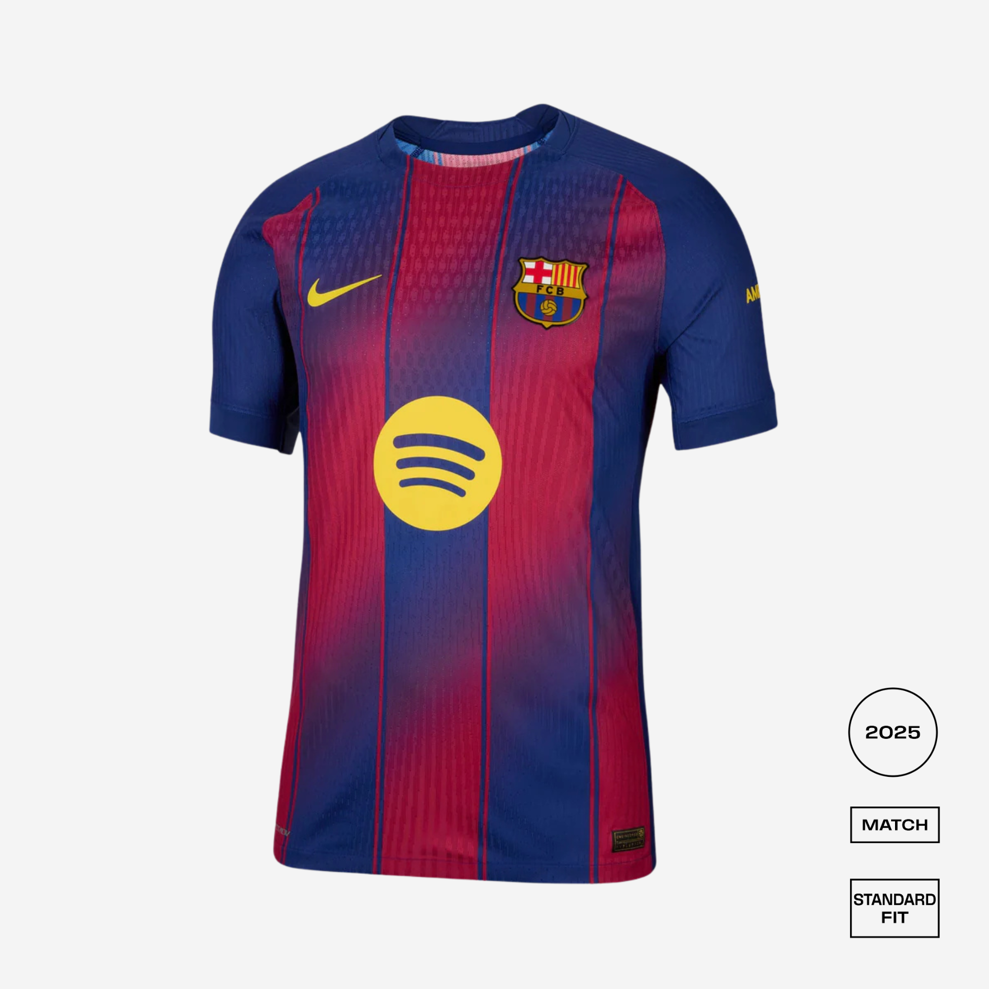 FC Barcelona 2025/26 Straight Fit Match Home Shirt
