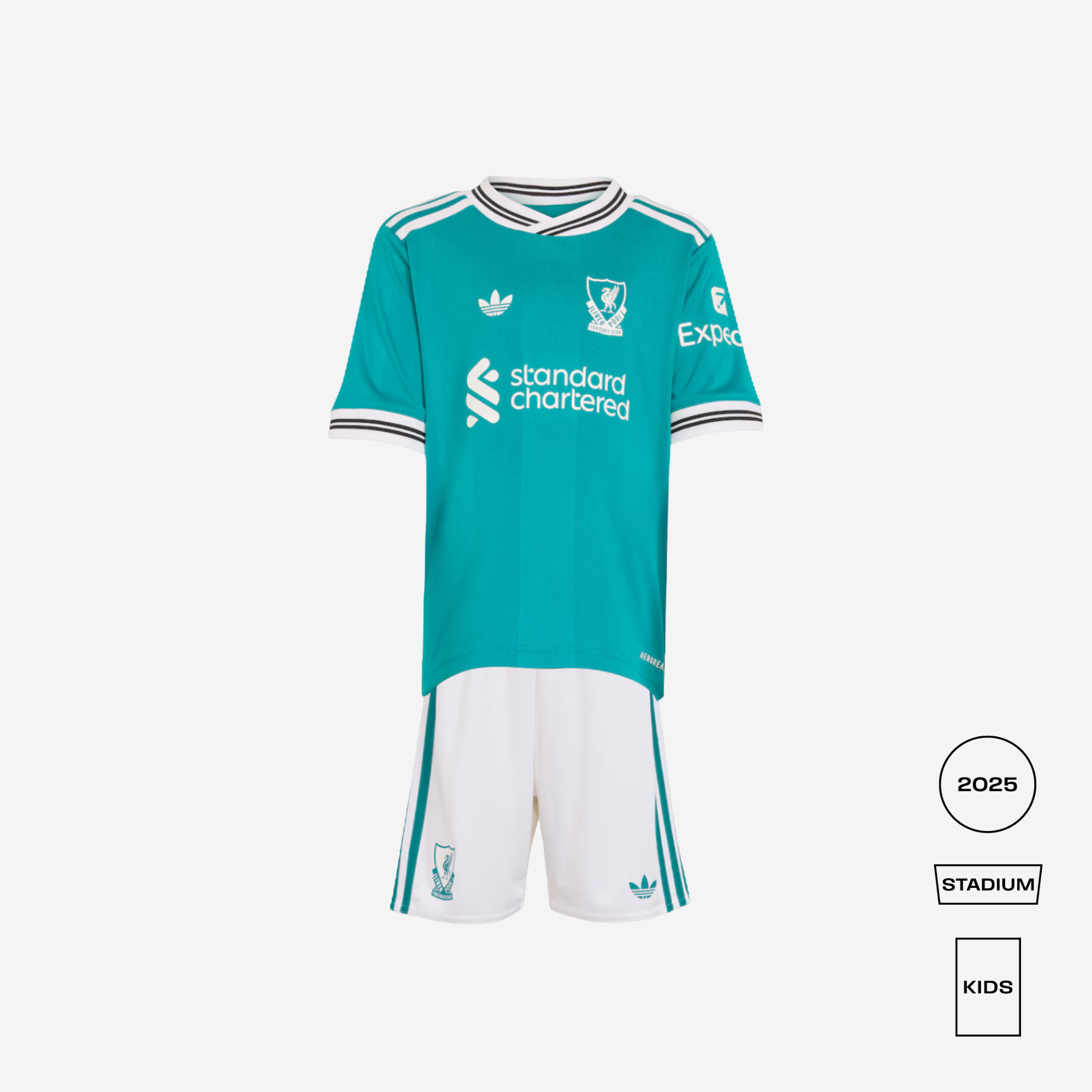 KIDS Liverpool FC 2025/26 Third Mini Kit