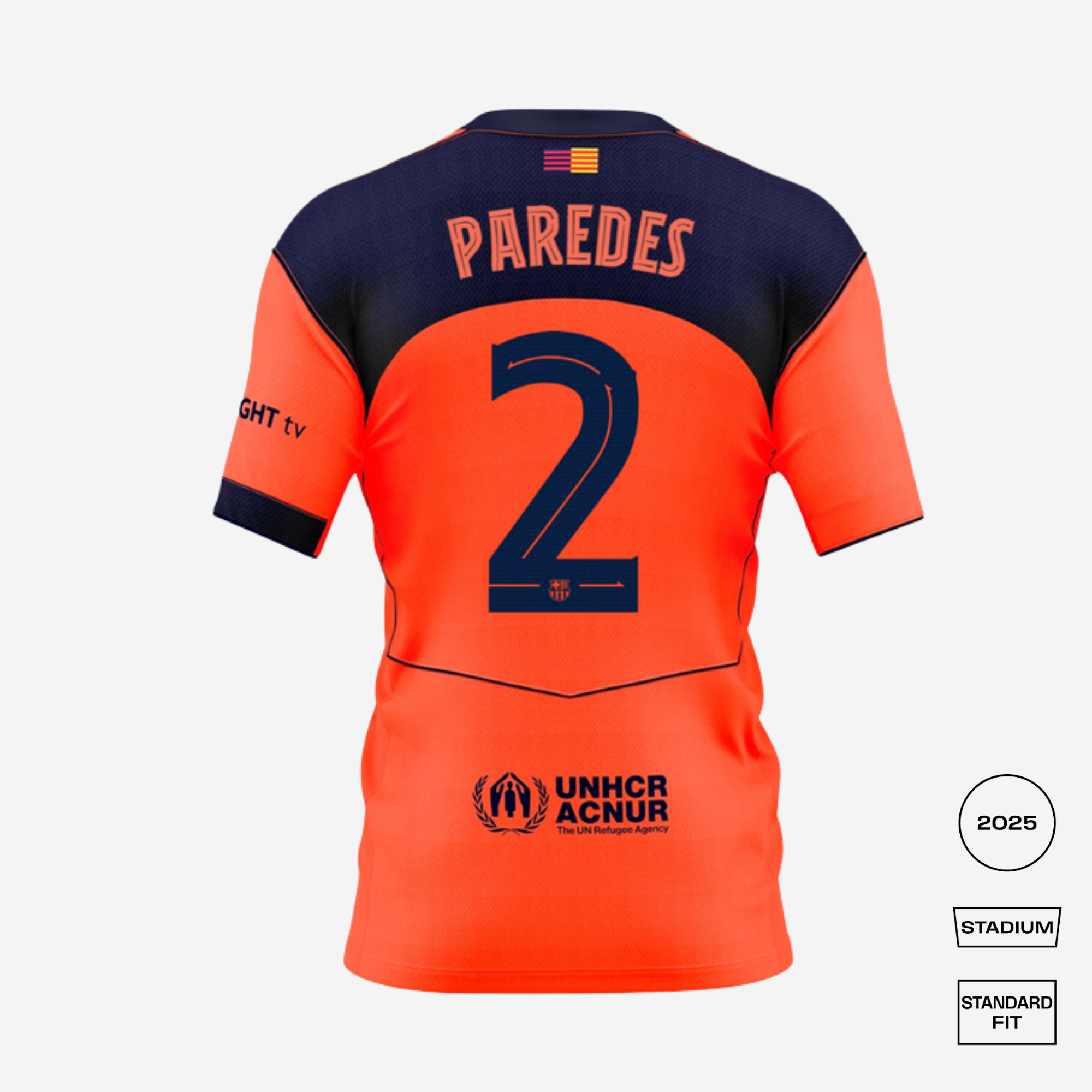 FC Barcelona Third Straight Fit Stadium Shirt - PAREDES 2