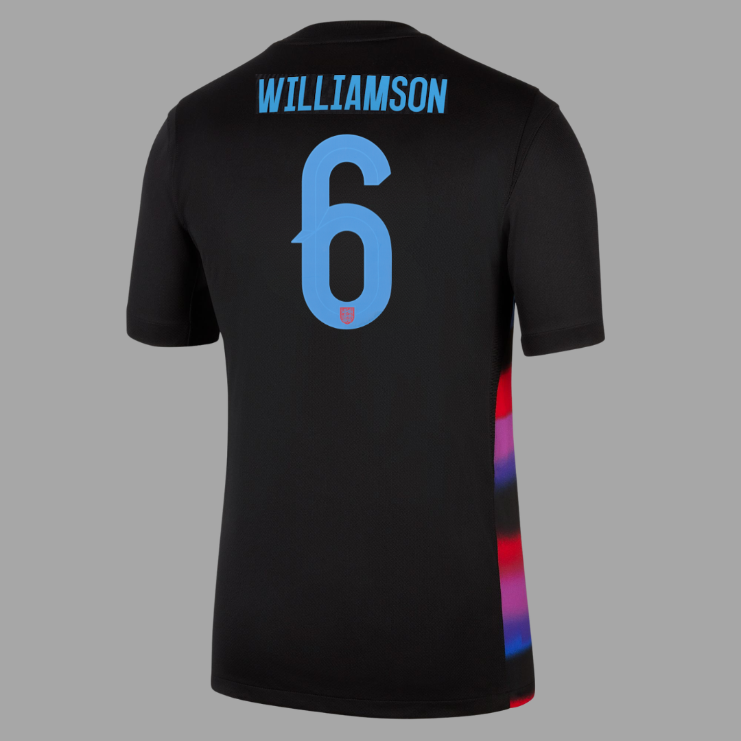 England Away Straight Fit Stadium Shirt - WILLIAMSON 6
