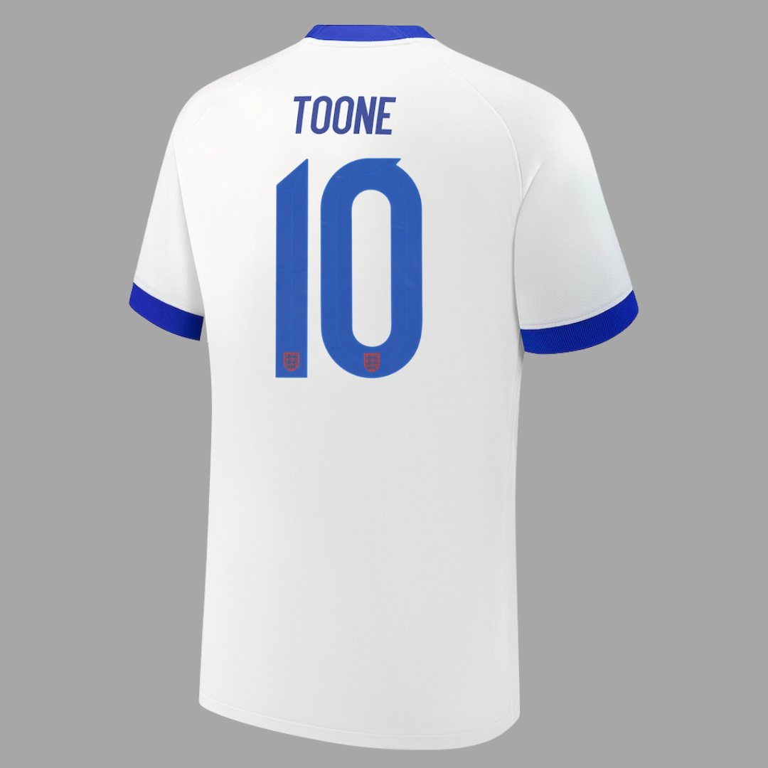 England Home Straight Fit Stadium Shirt - TOONE 10