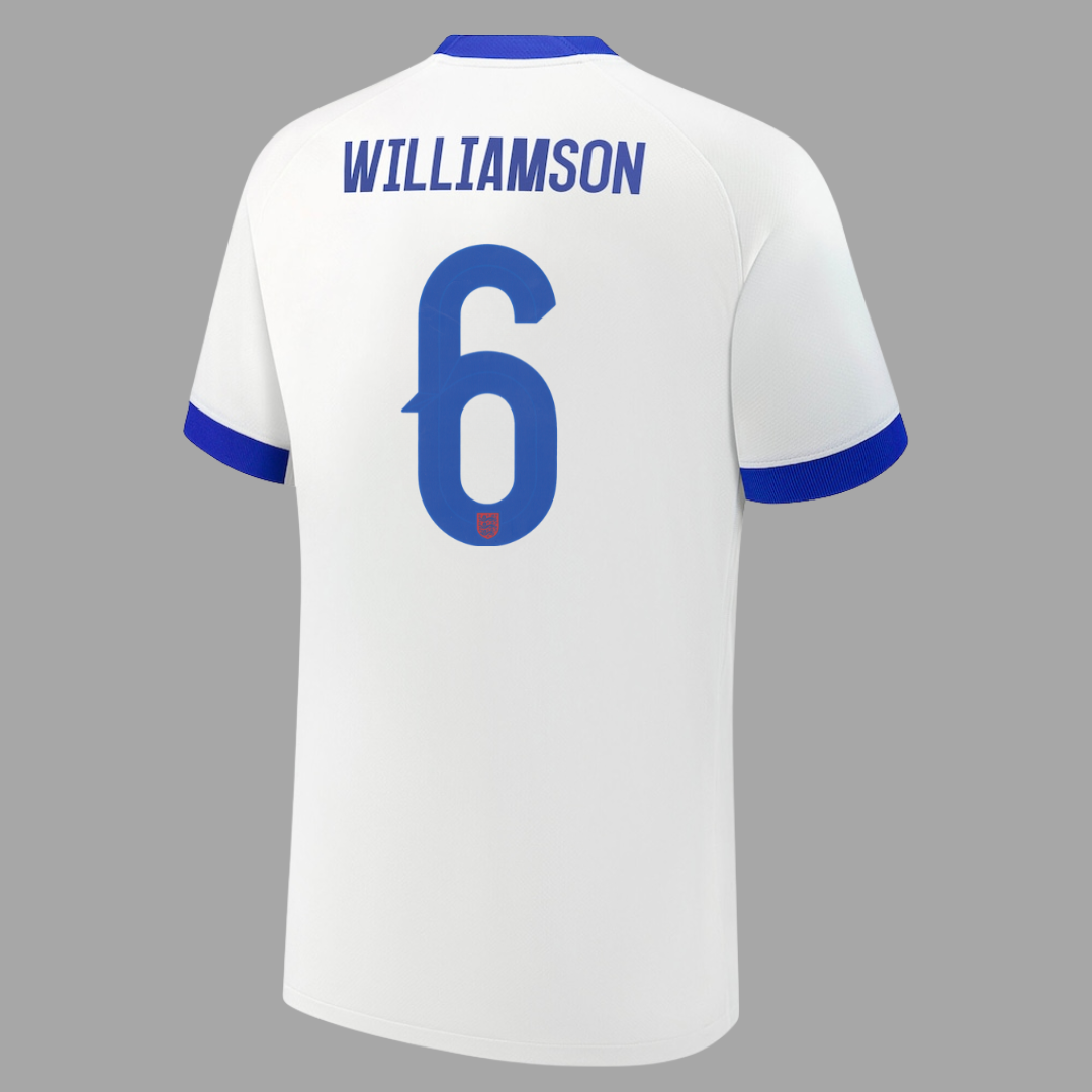 England Home Straight Fit Stadium Shirt - WILLIAMSON 6