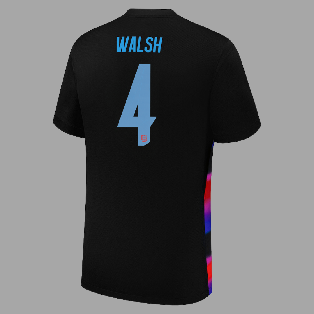 England Away Straight Fit Stadium Shirt - WALSH 4