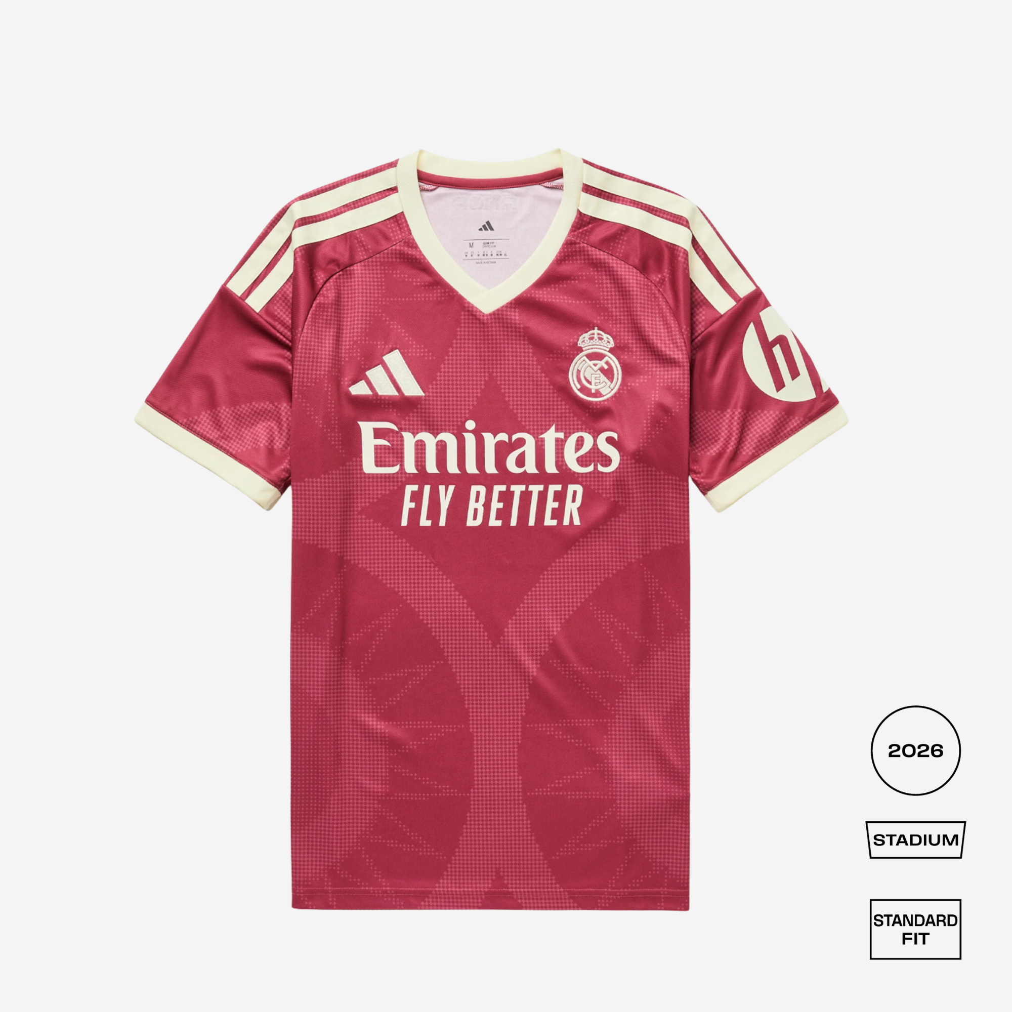 Real Madrid 2026/27 Third Straight Fit Stadium Shirt