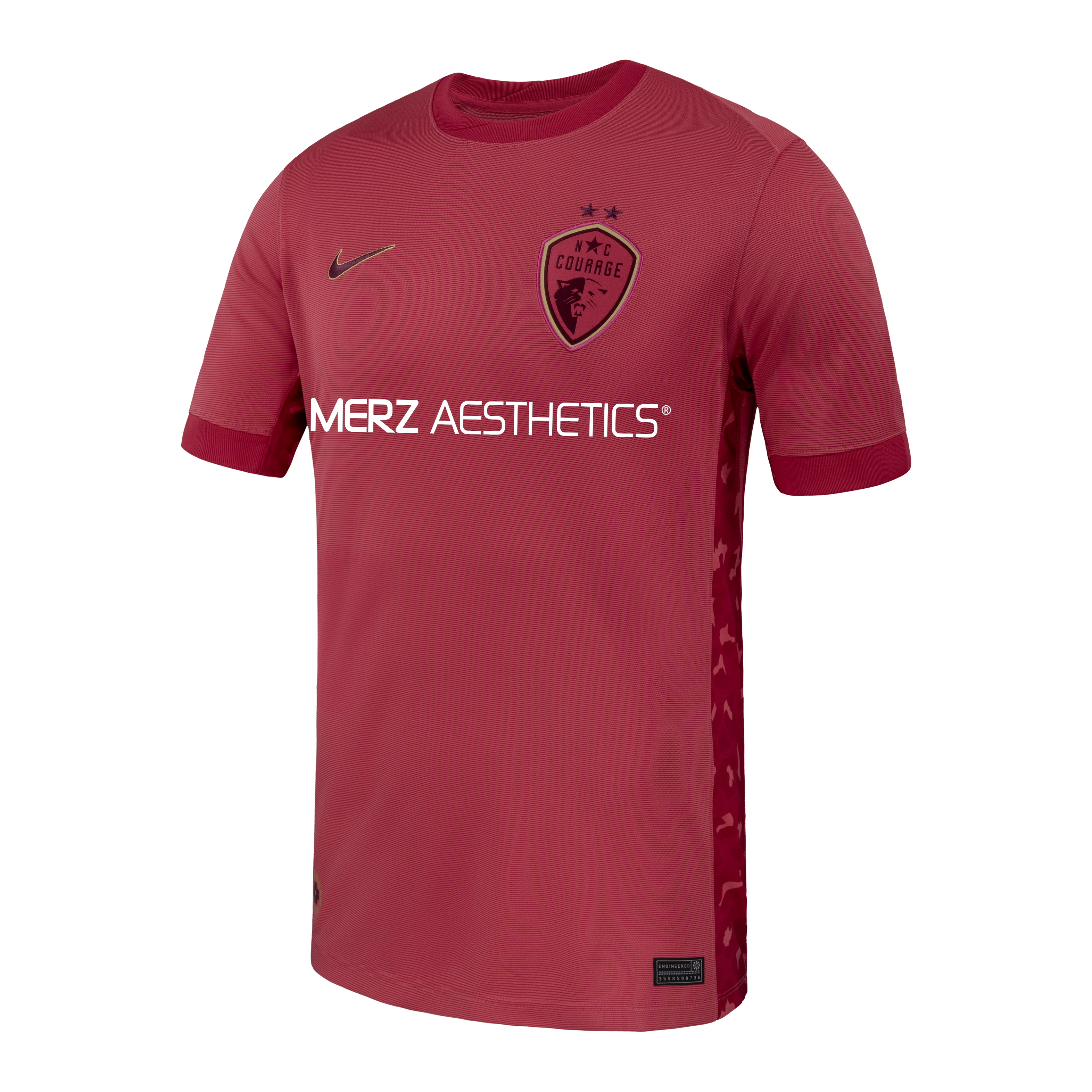 North Carolina Courage Away 2025 Straight Fit Nike Stadium Shirt