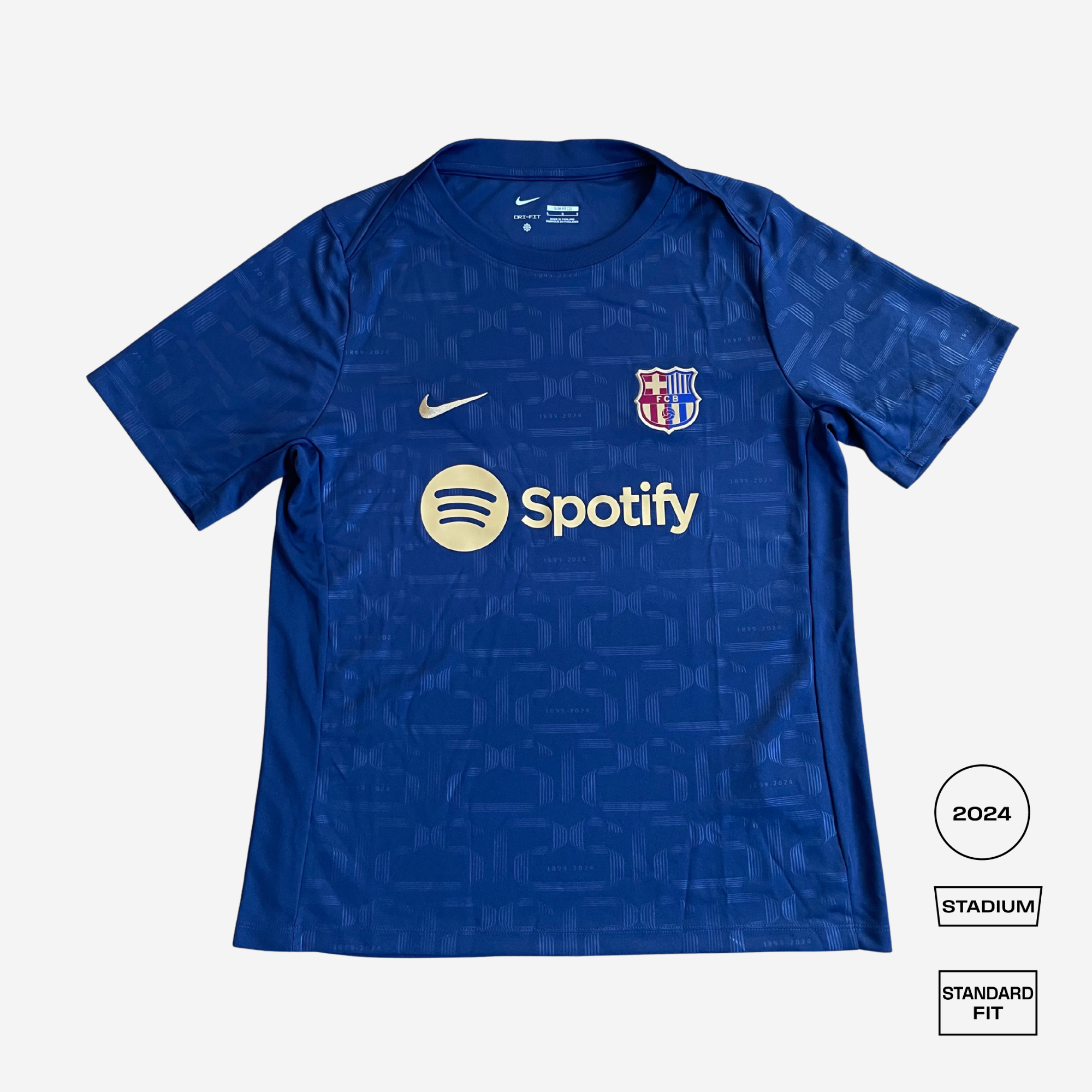 FC Barcelona Academy Pro Home Men's Nike Dri-FIT Pre-Match Short-Sleeve Top