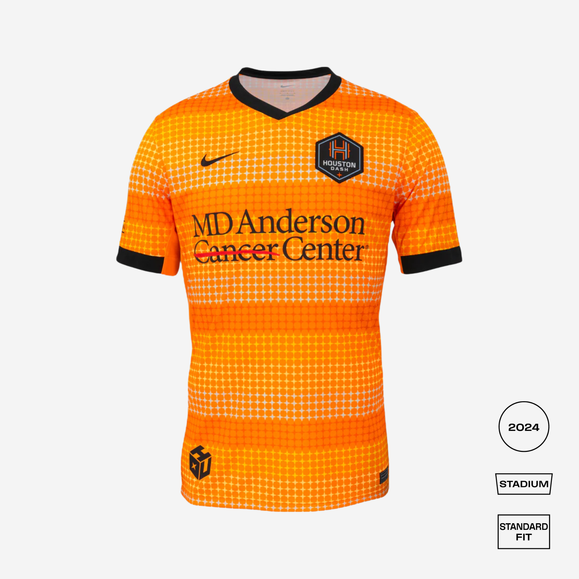 Houston Dash Home 2025 Straight Fit Nike Stadium Shirt