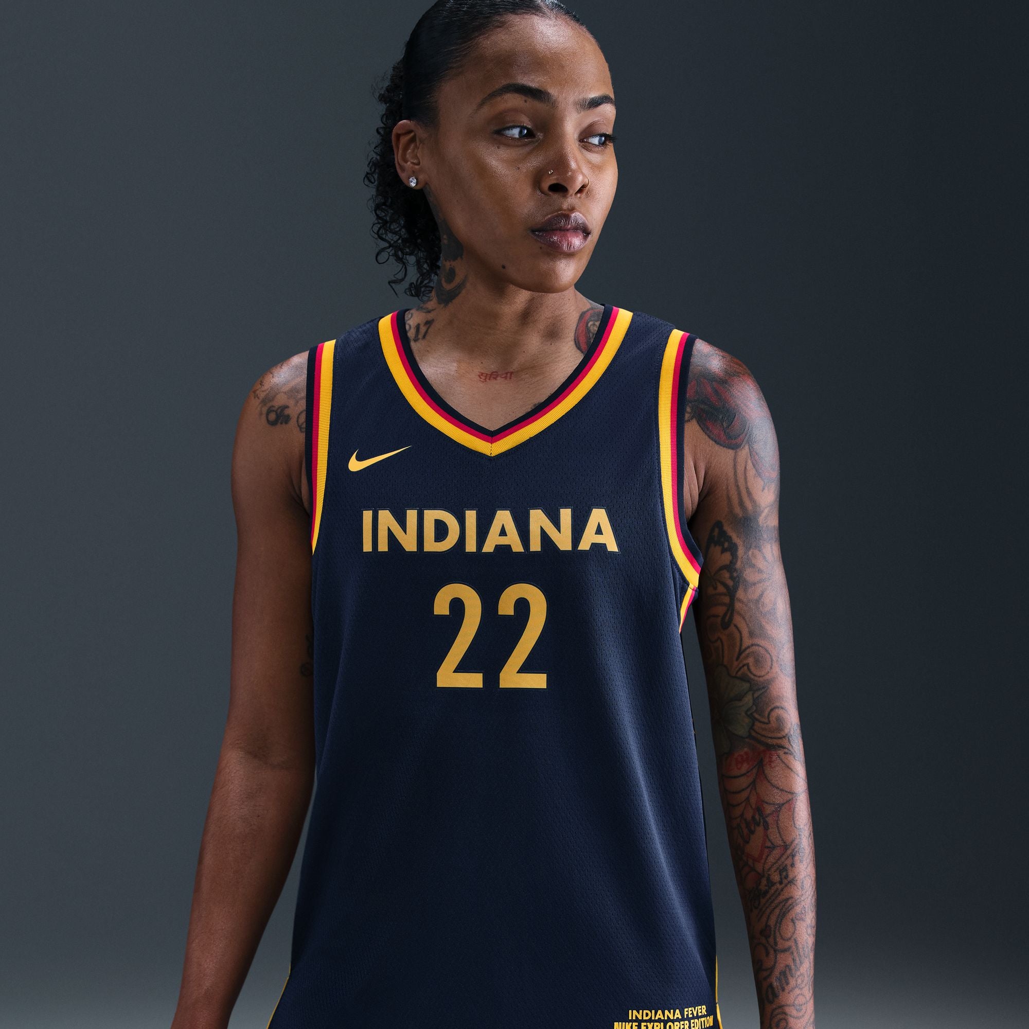 Caitlin Clark Indiana Fever Explorer Edition Curved Fit Jersey