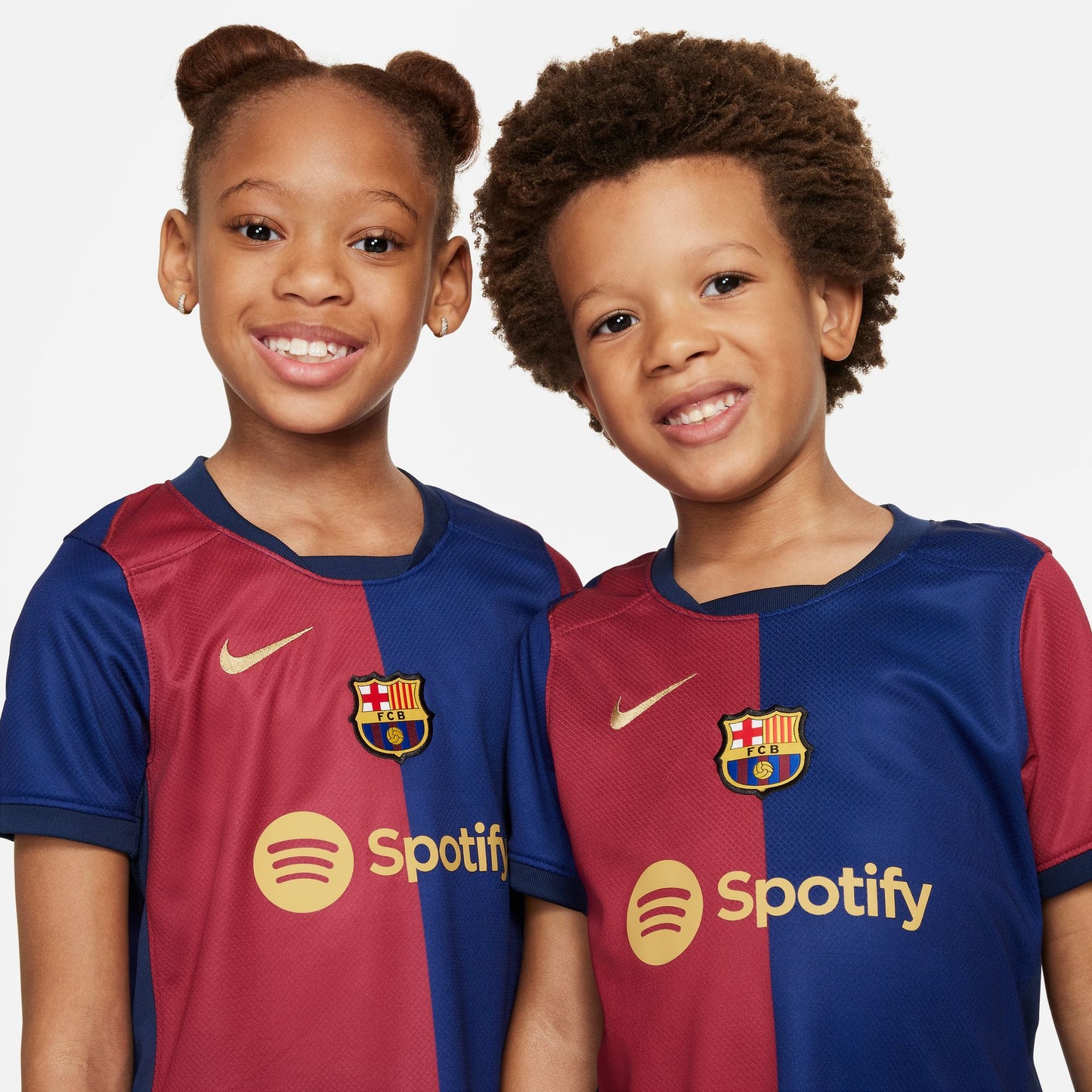 Barcelona Home 24/25 Little Kids' Nike Dri-FIT 3-Piece Kit