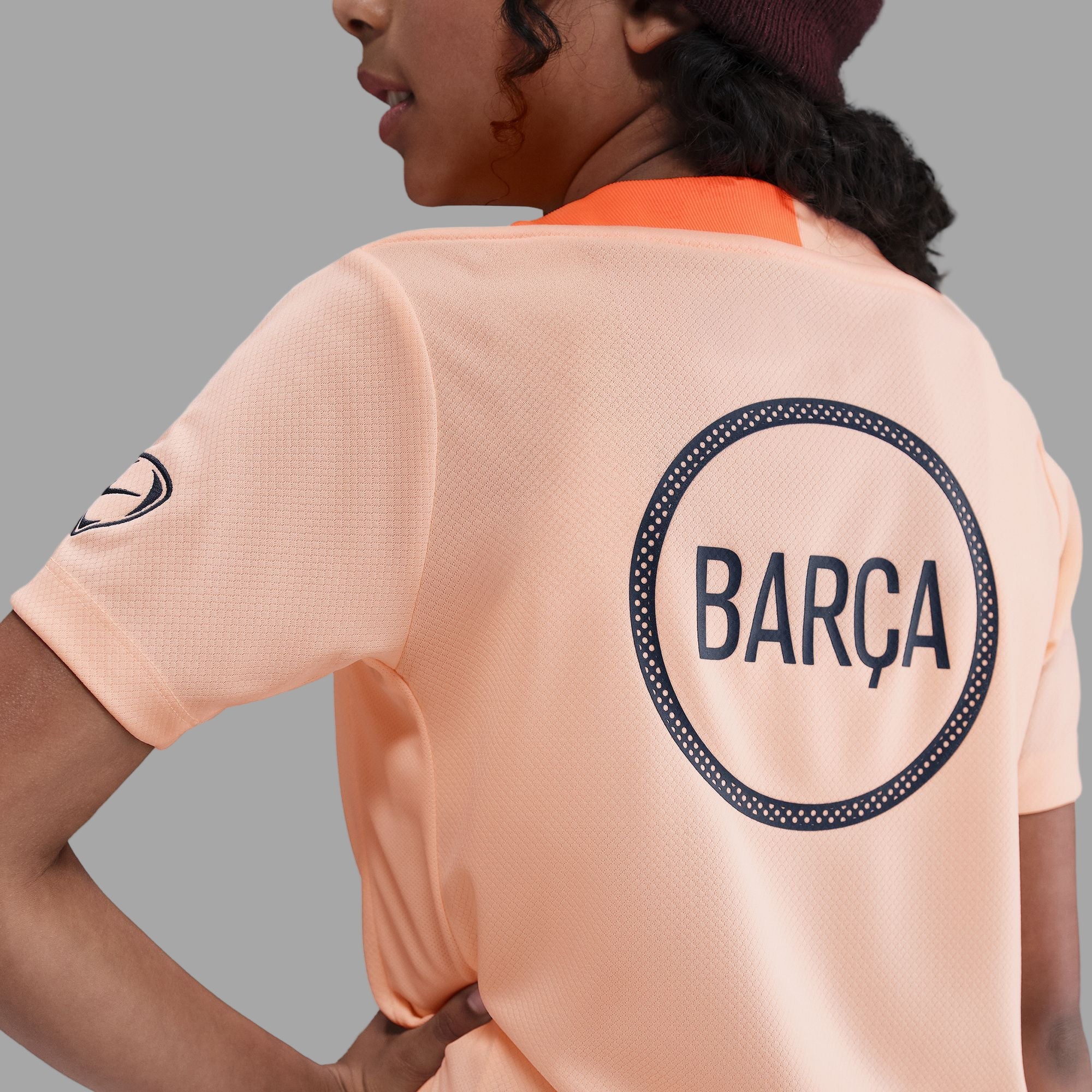 KIDS FC Barcelona Strike Third Nike Dri-FIT Total 90 Soccer Knit Top