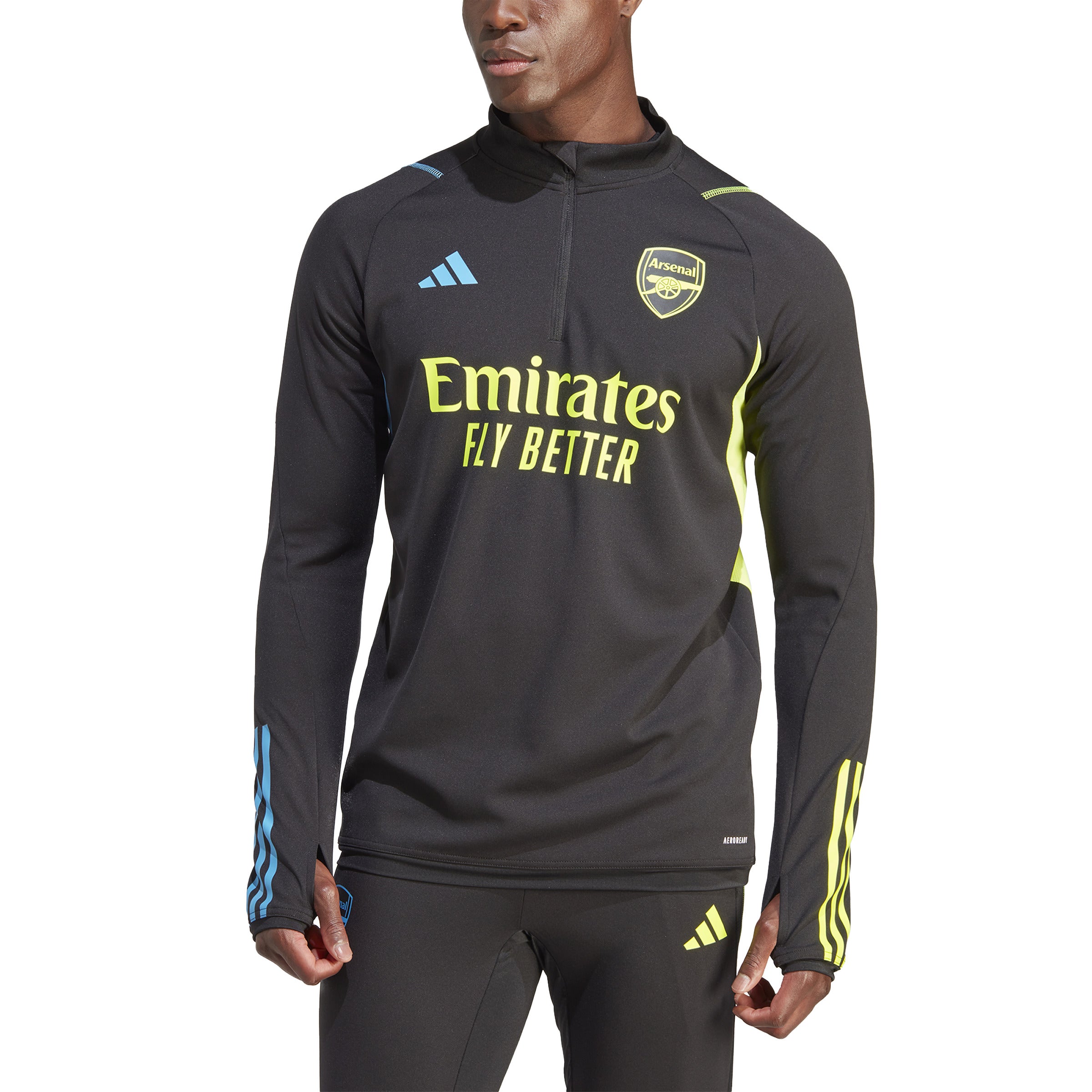 Arsenal Tiro 23 Straight Fit Training Top (Black)