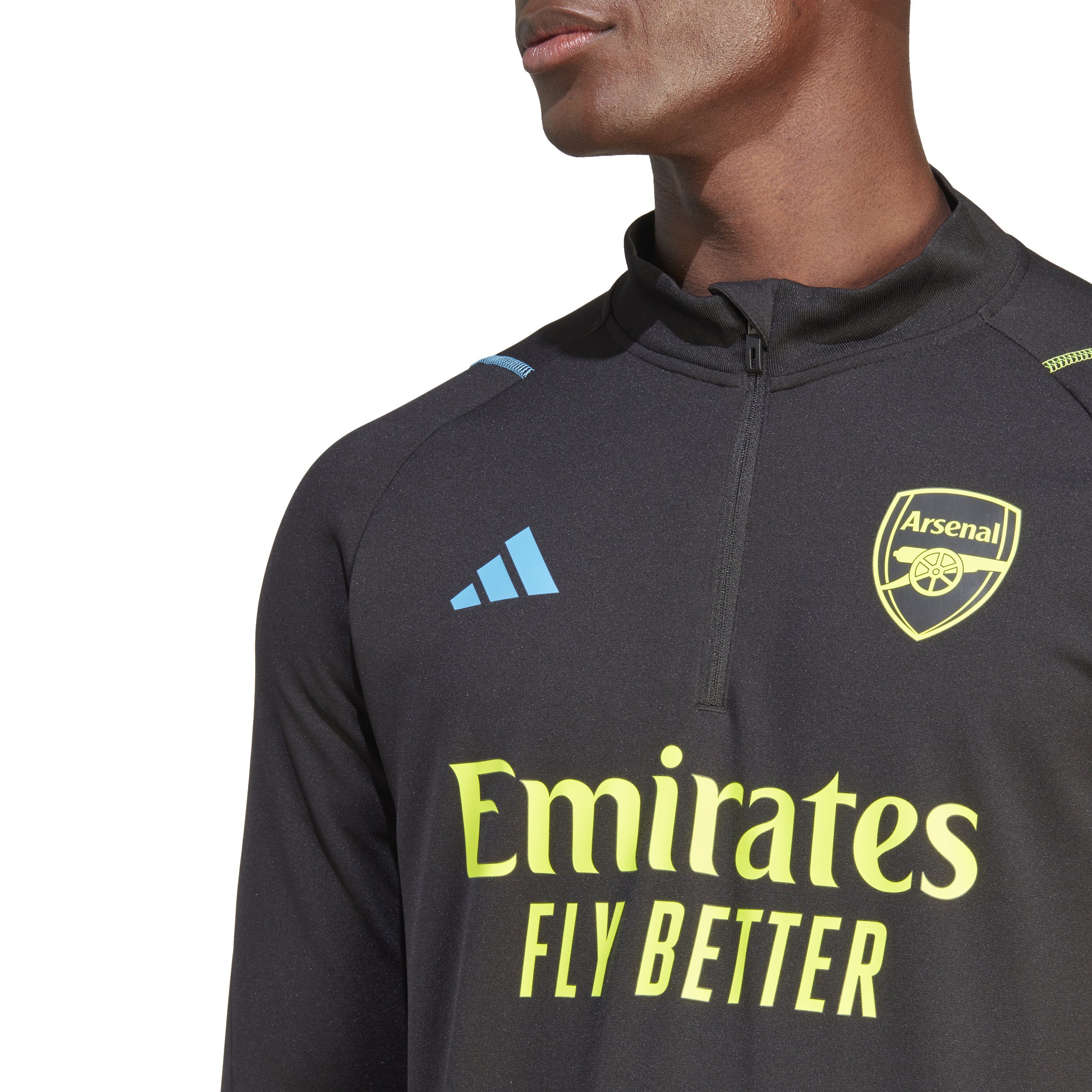 Arsenal Tiro 23 Straight Fit Training Top (Black)