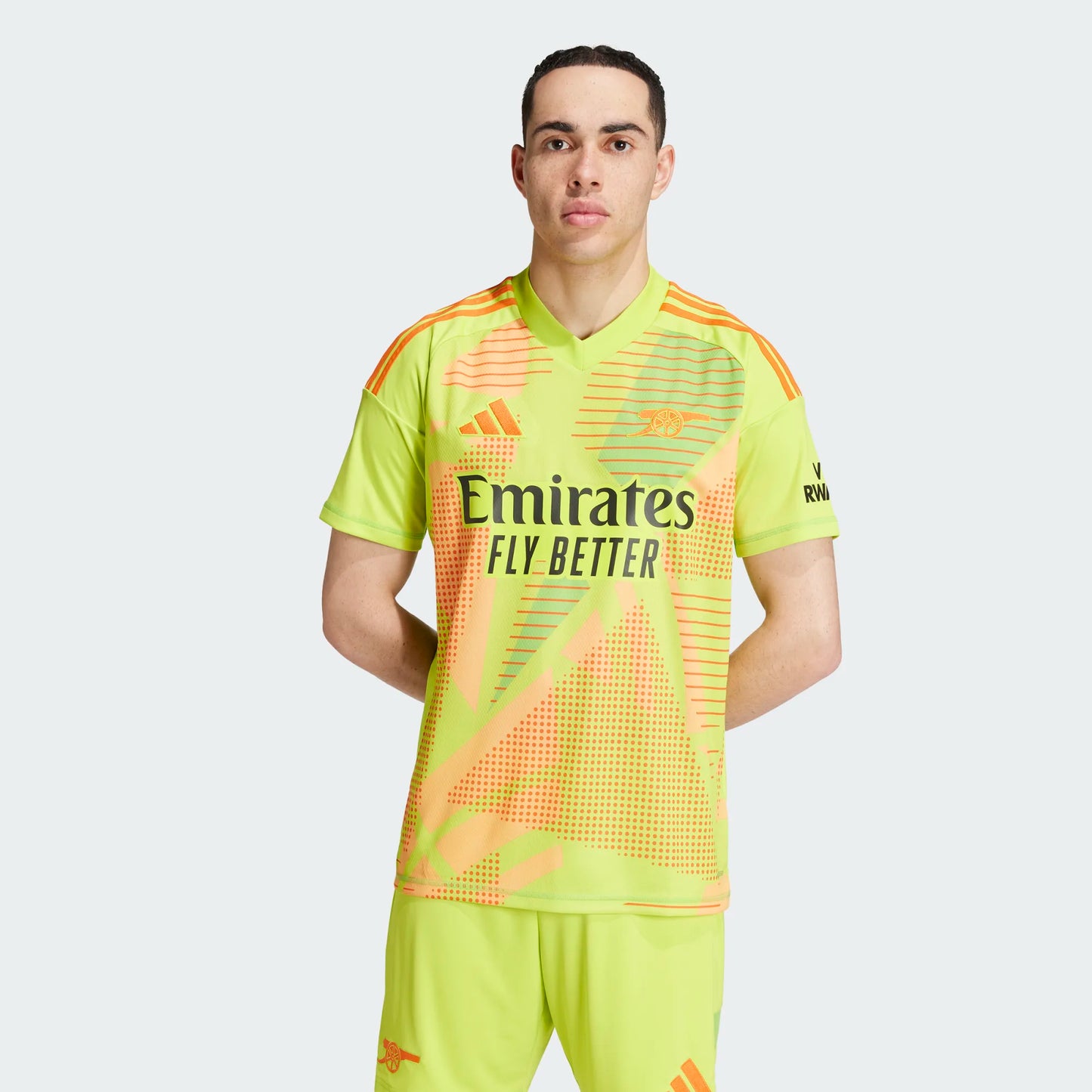 Arsenal 24/25 Adidas Goalkeeper Straight Fit Stadium Shirt