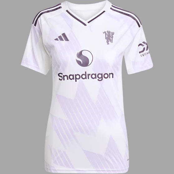 Manchester United Away Curved Fit Women's Fit Shirt