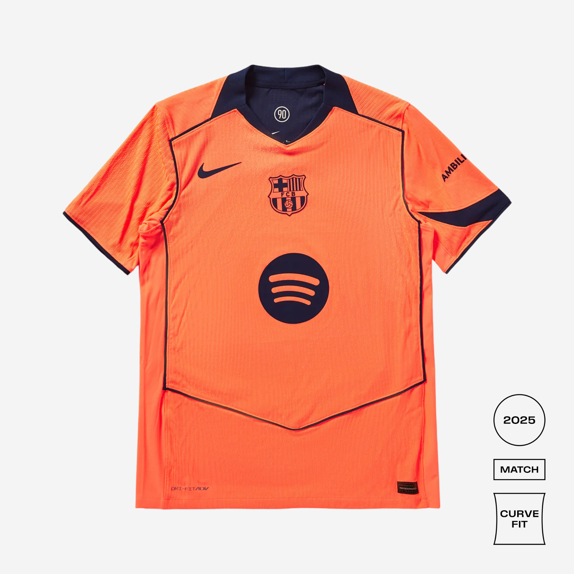 FC Barcelona 2025/26 Match Third Curved Authentic Jersey