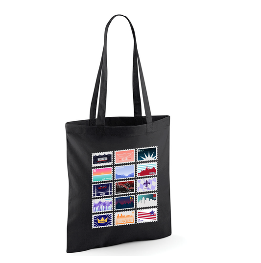 Soccer Celebration Stamp Tote Bag